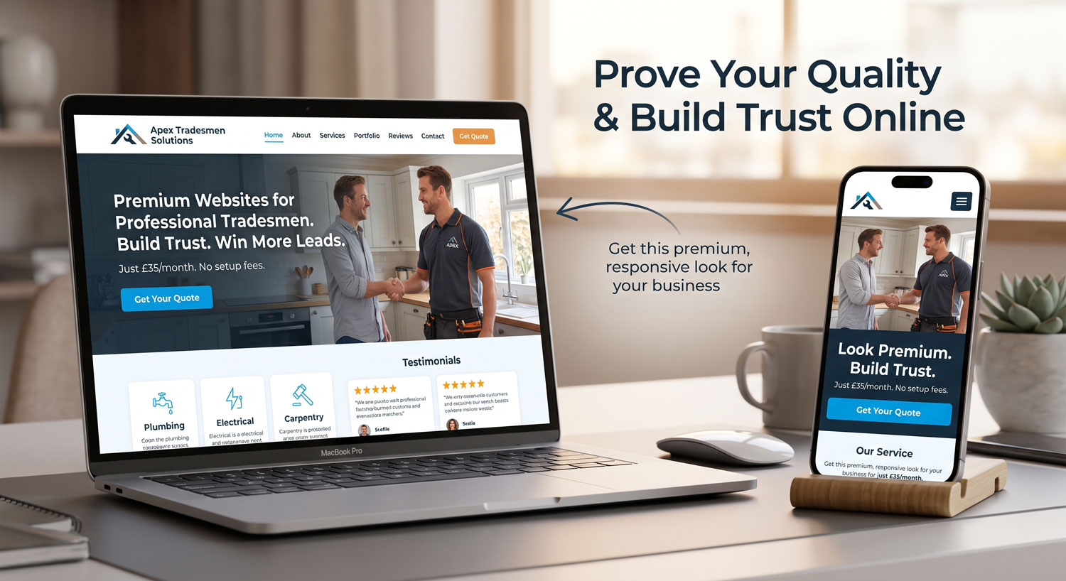 Website Design Mockup